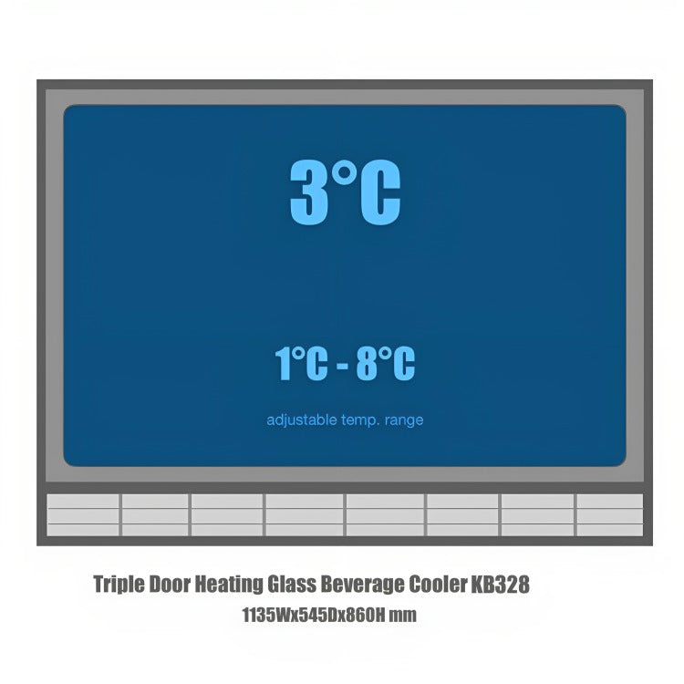 KingsBottle KB328M Temperature Display