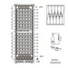 KingsBottle KB425DX Bottle Layout