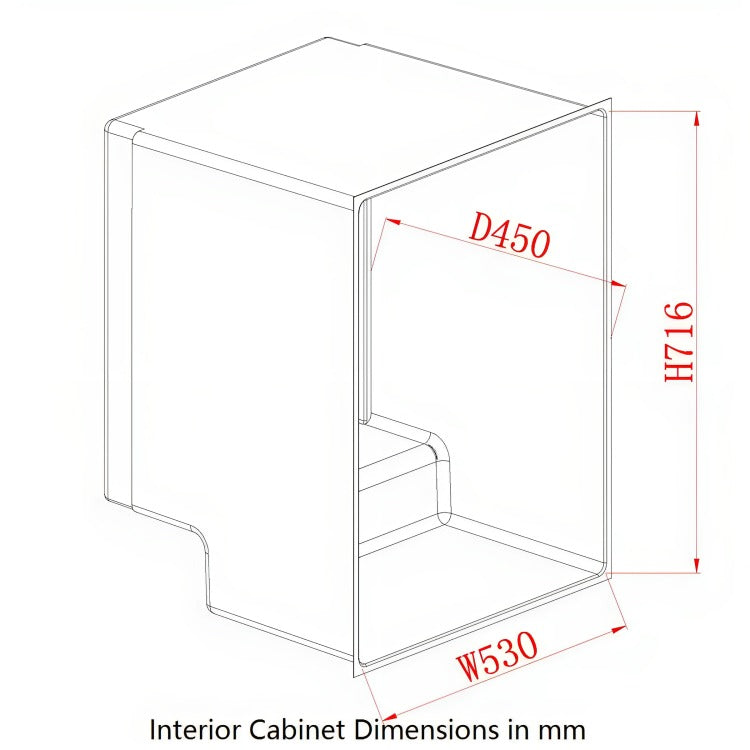 KingsBottle KB50BX Inner Dimensions