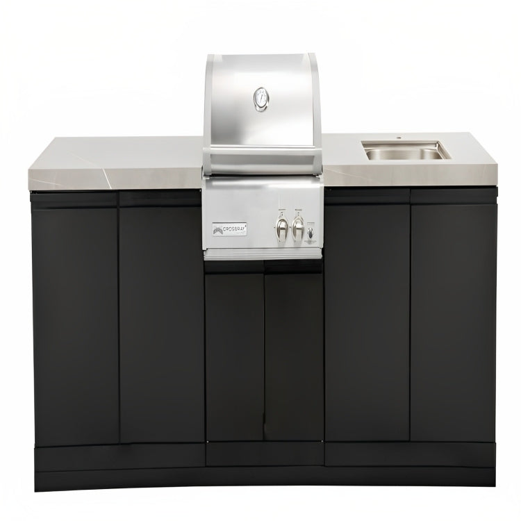 Crossray 2 Bruner Outdoor Kitchen With Sink